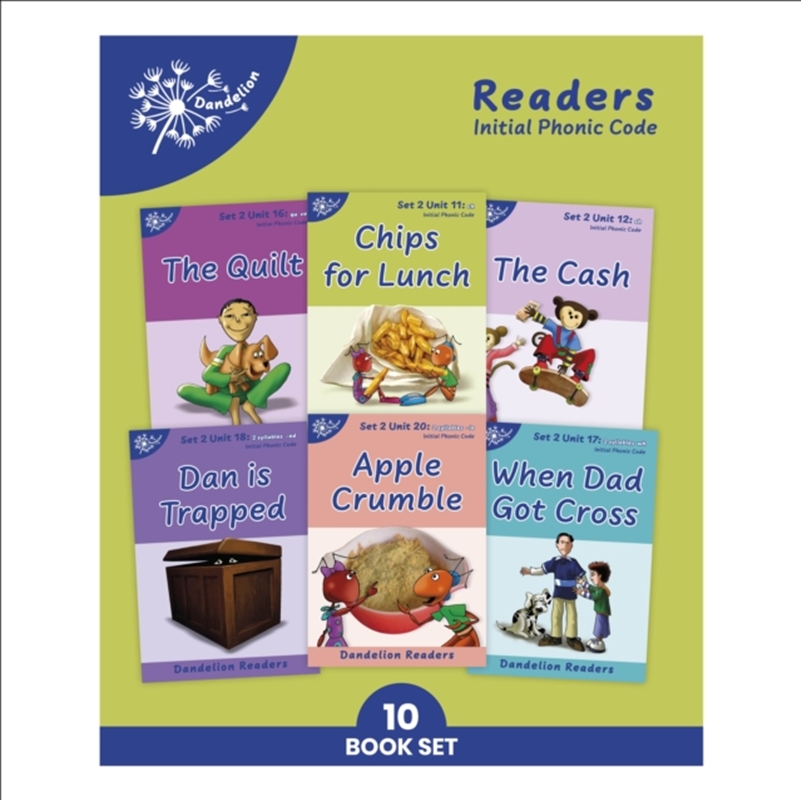 Phonic Books Dandelion Readers Set 2 Units 11-20 : Consonant Digraphs And Simple Two-Syllable Words/Product Detail/English