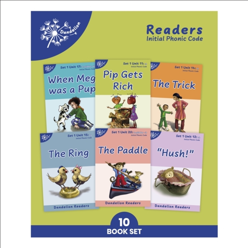 Phonic Books Dandelion Readers Set 1 Units 11-20 : Consonant Digraphs And Simple Two-Syllable Words/Product Detail/English