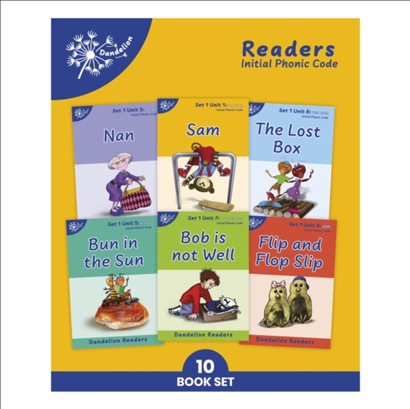 Phonic Books Dandelion Readers Set 1 Units 1-10 : Sounds Of The Alphabet And Adjacent Consonants/Product Detail/English