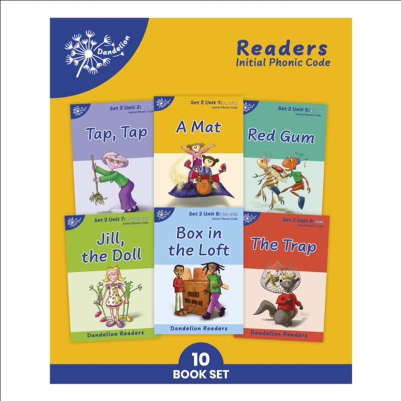 Phonic Books Dandelion Readers Set 2 Units 1-10 : Sounds Of The Alphabet And Adjacent Consonants/Product Detail/English