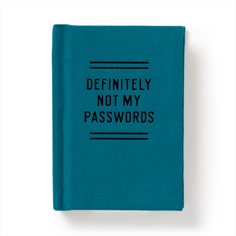 Definitely Not My Passwords - Password Diary/Product Detail/Stationery