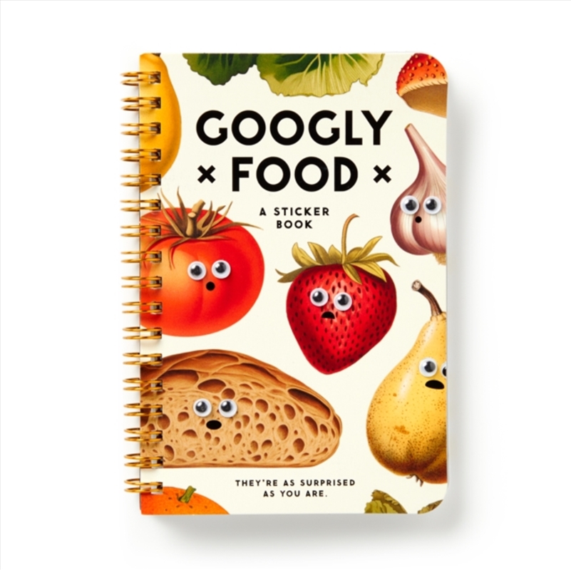 Googly Food Sticker Book/Product Detail/Adults Activity Books