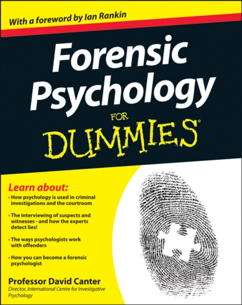 Forensic Psychology For Dummies/Product Detail/Psychology