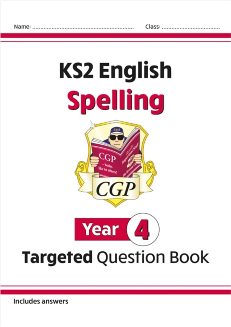 Ks2 English Year 4 Spelling Targeted Question Book (With Answers)/Product Detail/English