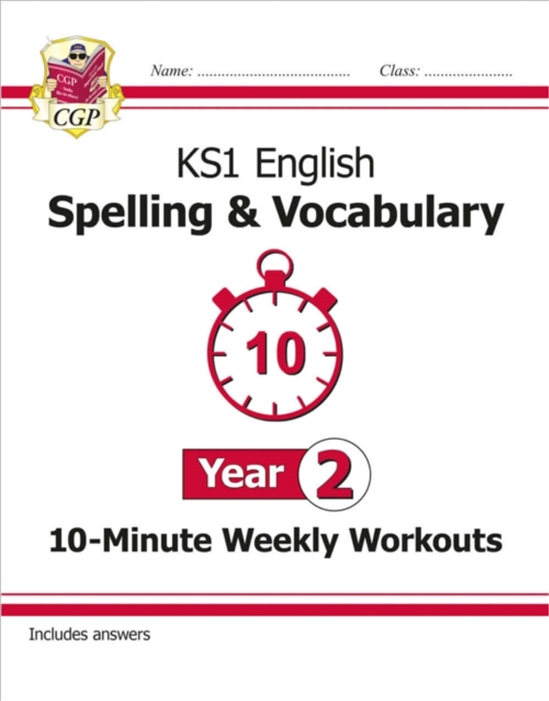 Ks1 Year 2 English 10-Minute Weekly Workouts: Spelling & Vocabulary/Product Detail/English
