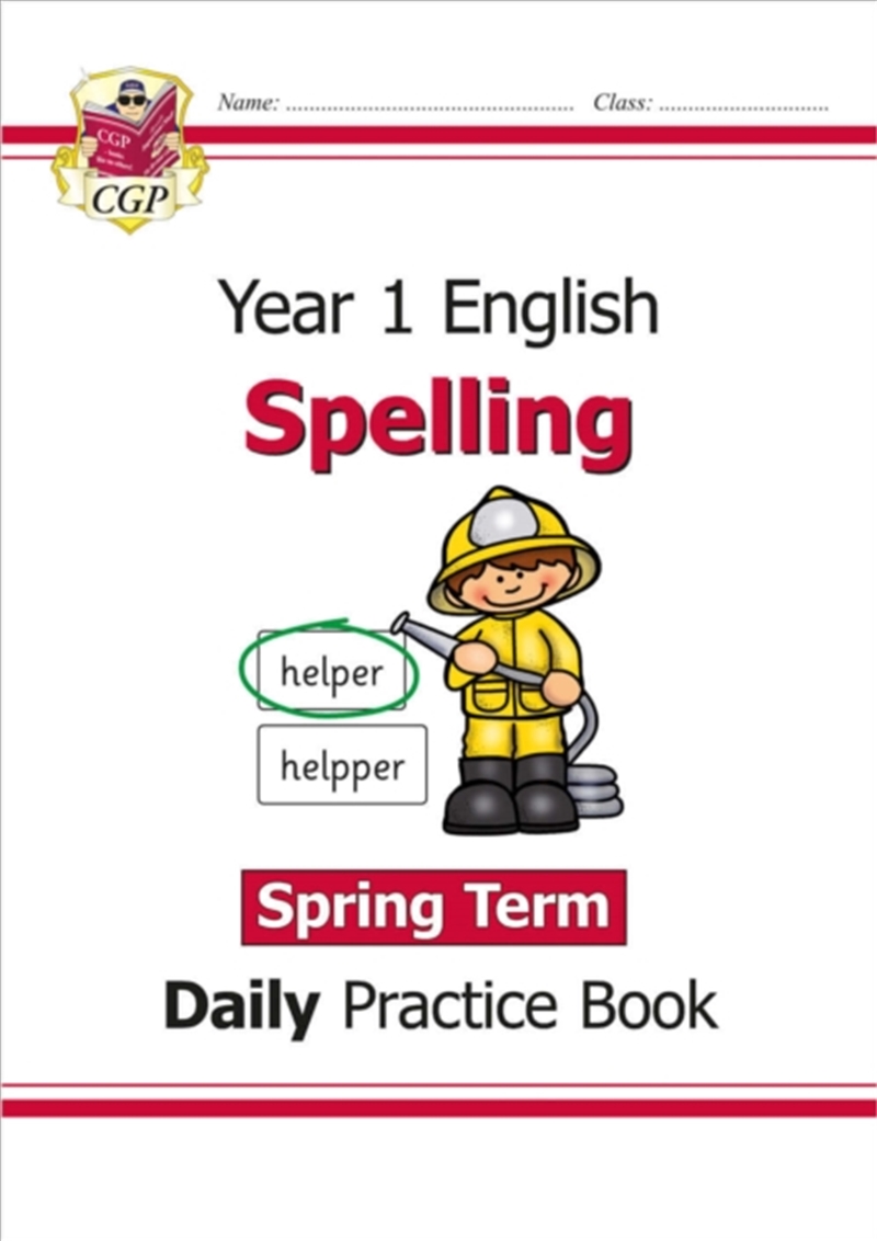 Ks1 Spelling Year 1 Daily Practice Book: Spring Term/Product Detail/English