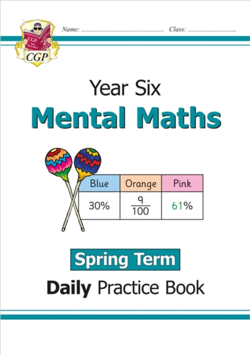 Ks2 Mental Maths Year 6 Daily Practice Book: Spring Term/Product Detail/Maths
