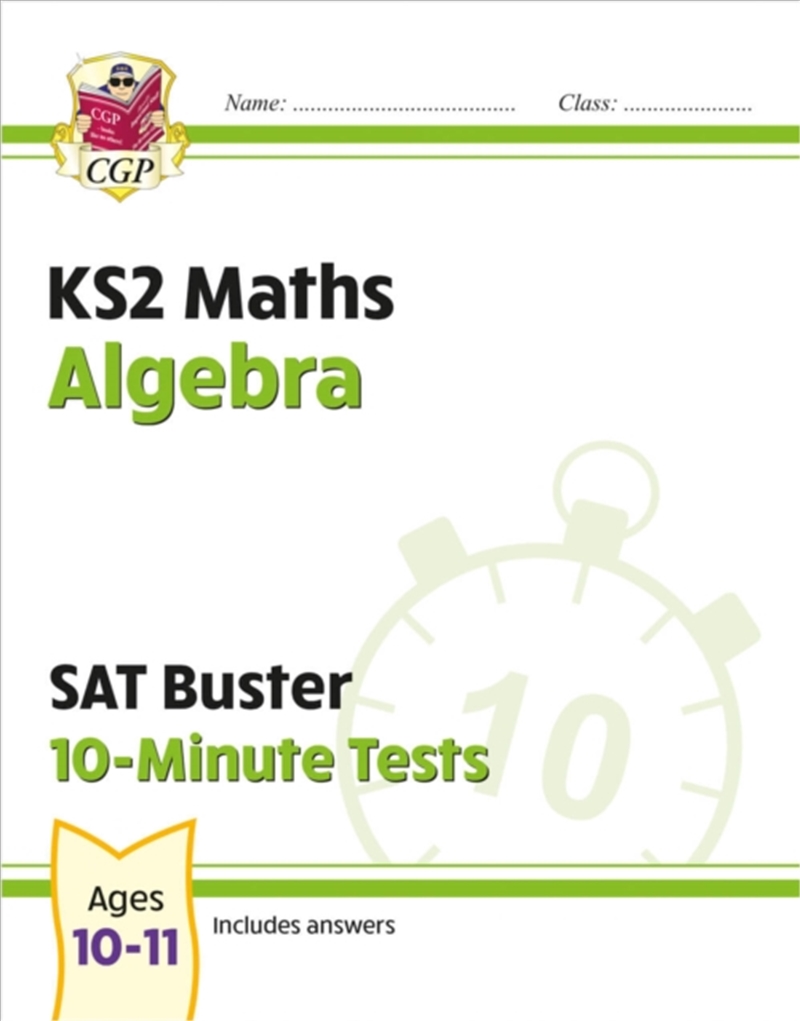 Ks2 Maths Sat Buster 10-Minute Tests - Algebra (For The 2026 Tests)/Product Detail/Maths