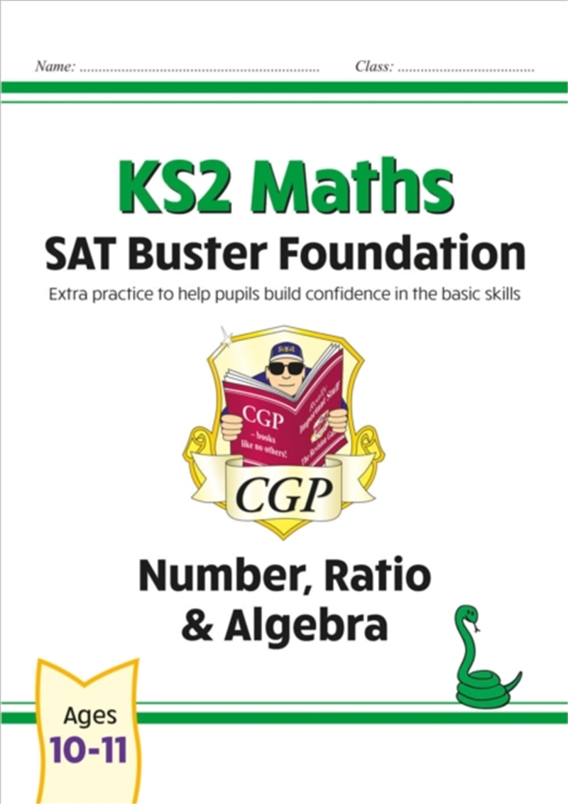 Ks2 Maths Sat Buster Foundation: Number, Ratio & Algebra (For The 2026 Tests)/Product Detail/Maths