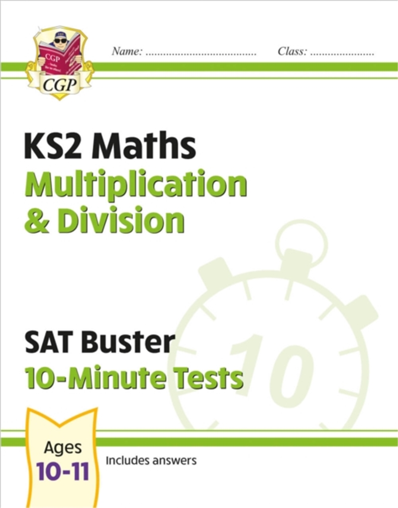 Ks2 Maths Sat Buster 10-Minute Tests - Multiplication & Division (For The 2026 Tests)/Product Detail/Maths