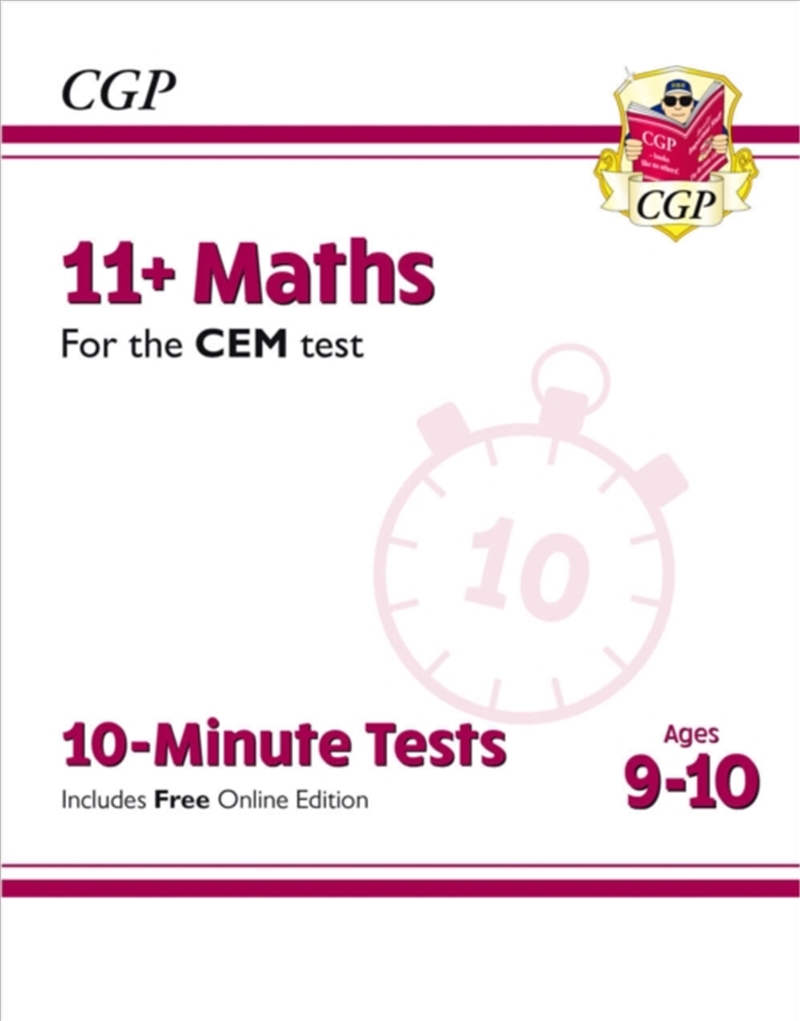11+ Cem 10-Minute Tests: Maths - Ages 9-10 (With Online Edition)/Product Detail/Maths