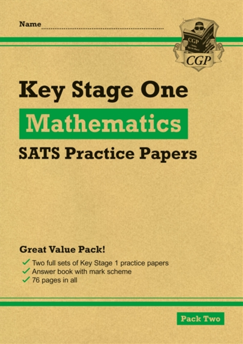 Ks1 Maths Sats Practice Papers: Pack 2 (For End Of Year Assessments)/Product Detail/Maths