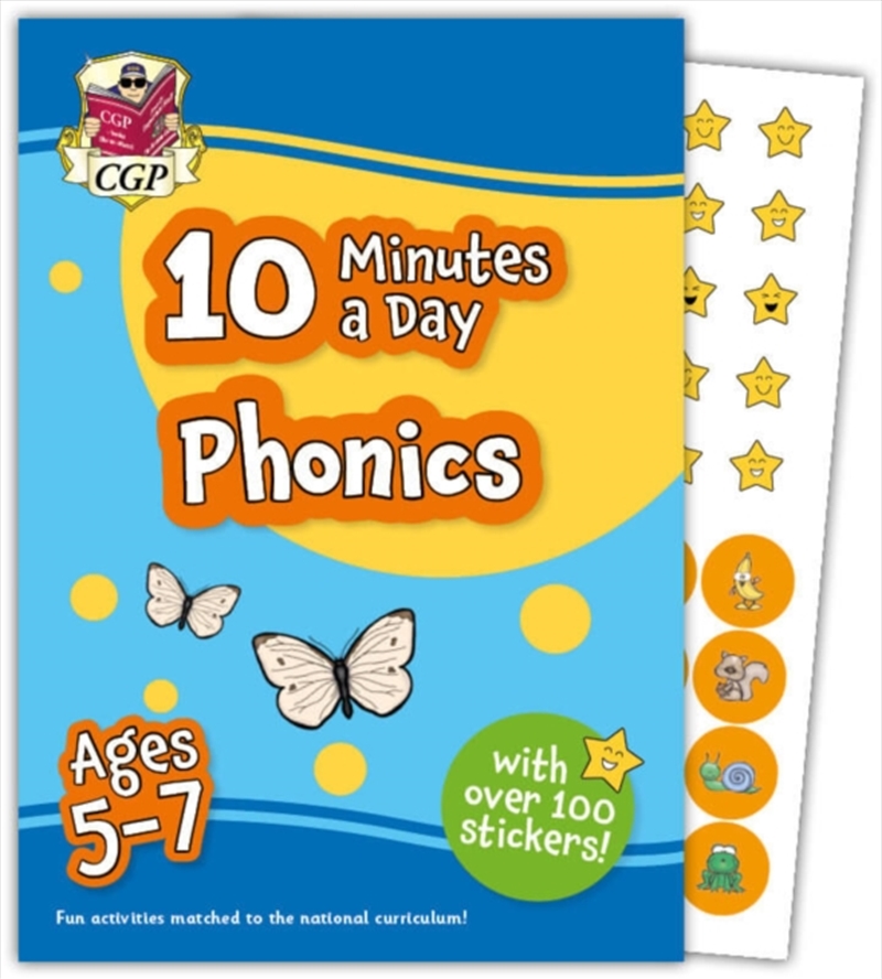 10 Minutes A Day Phonics For Ages 5-7 (With Over 100 Stickers)/Product Detail/Children