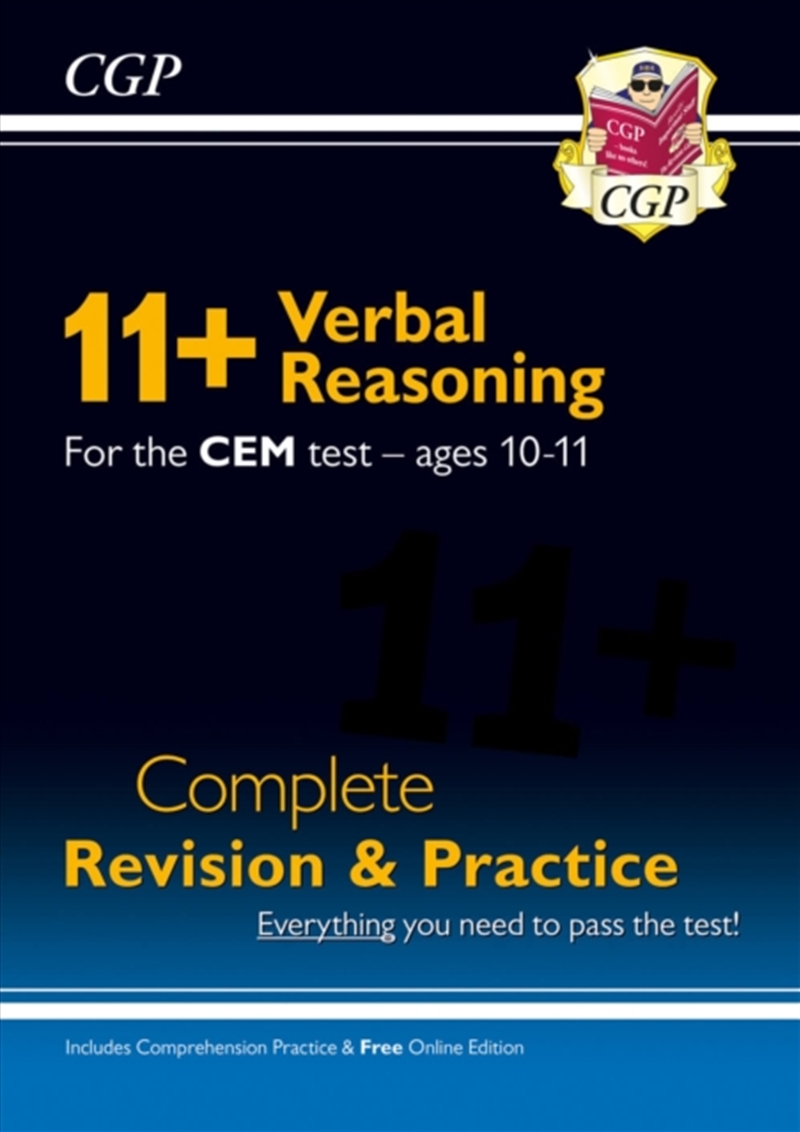 11+ Cem Verbal Reasoning Complete Revision And Practice - Ages 10-11 (With Online Edition)/Product Detail/Education & Textbooks