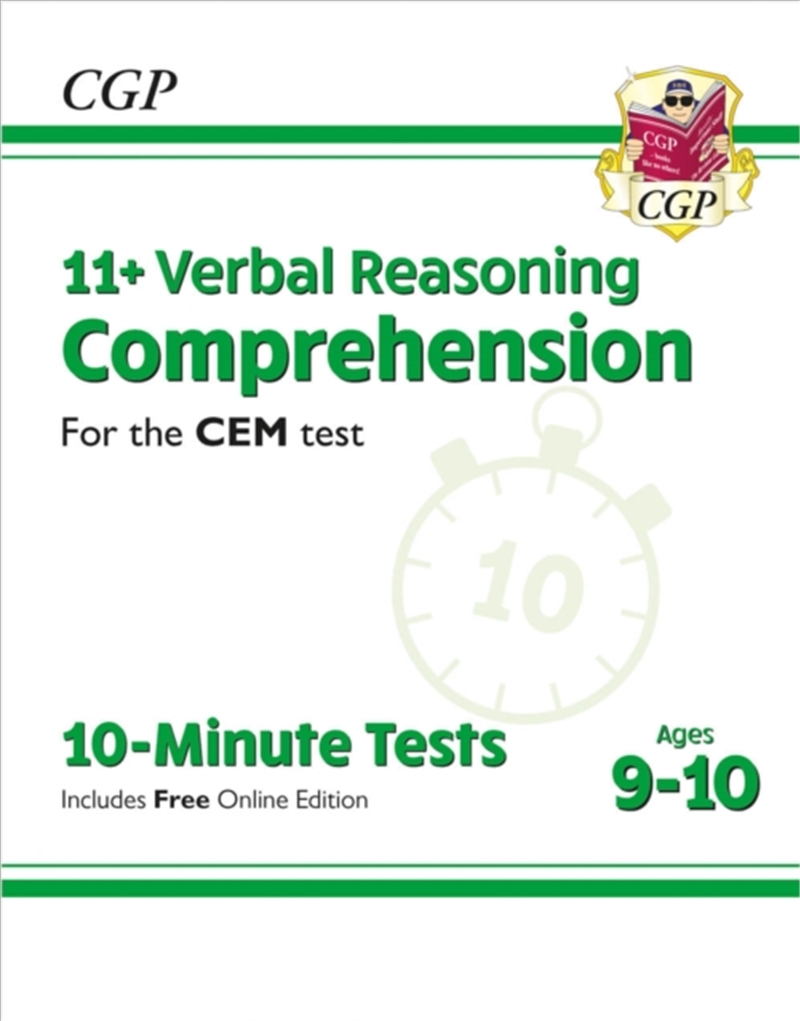 11+ Cem 10-Minute Tests: Comprehension - Ages 9-10 (With Online Edition)/Product Detail/Education & Textbooks