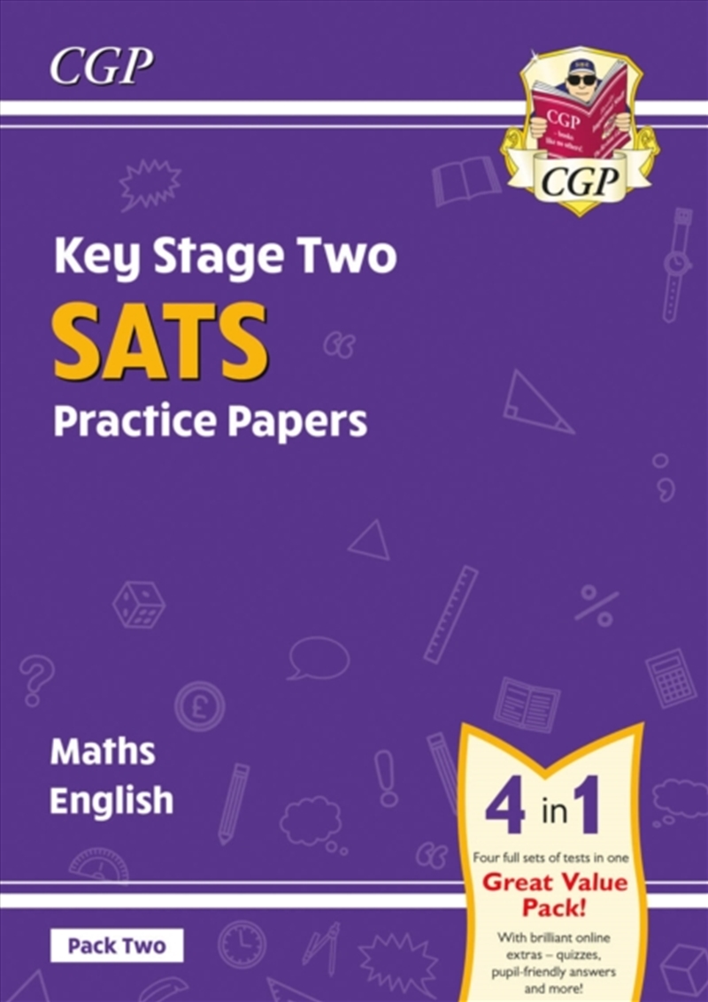 Ks2 Maths & English Year 6 Sats Practice Papers: Pack 2 - For 2026 (With Free Online Extras)/Product Detail/Education & Textbooks