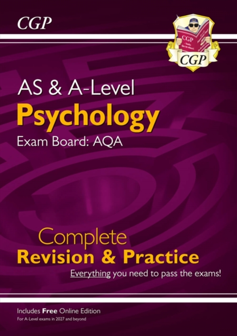 New A-Level Psychology: Aqa Complete Revision & Practice With Online Edition (For Exams From 2027)/Product Detail/Education & Textbooks