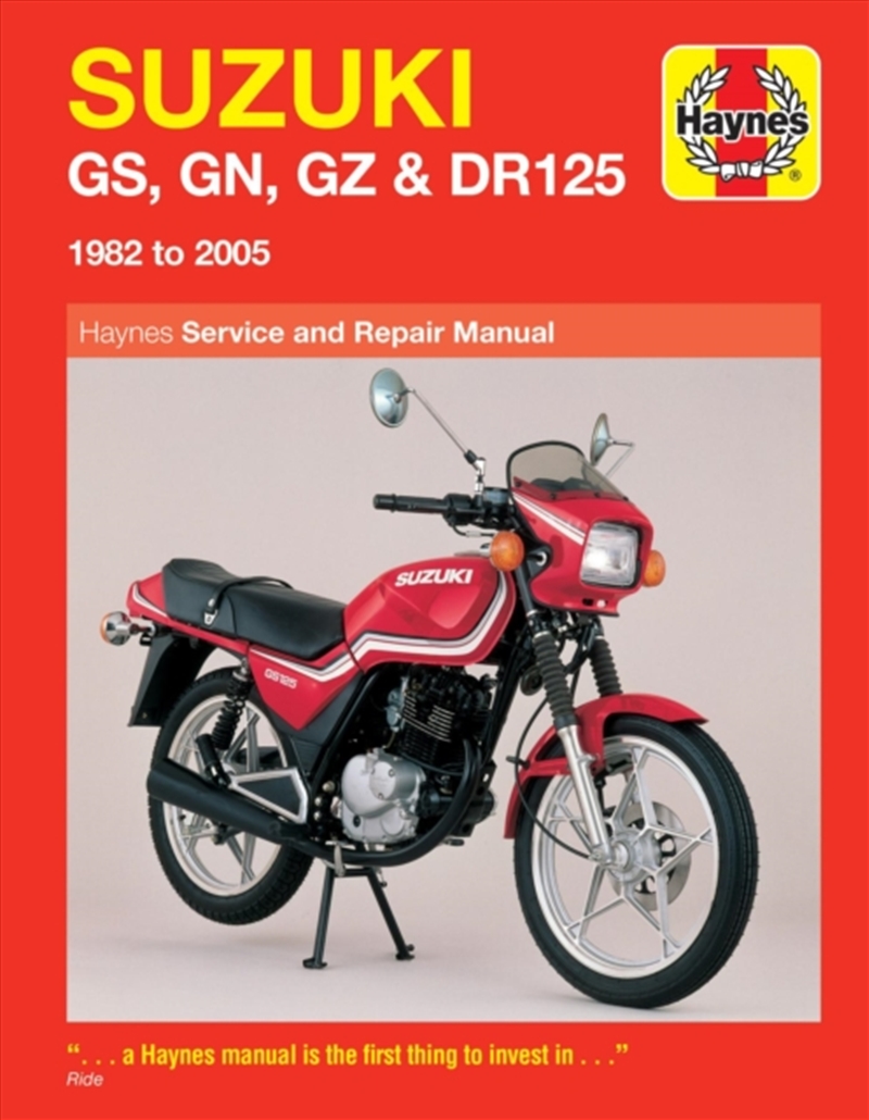 Suzuki Gs, Gn, Gz & Dr125 Singles (82 - 05) Haynes Repair Manual/Product Detail/Transportation