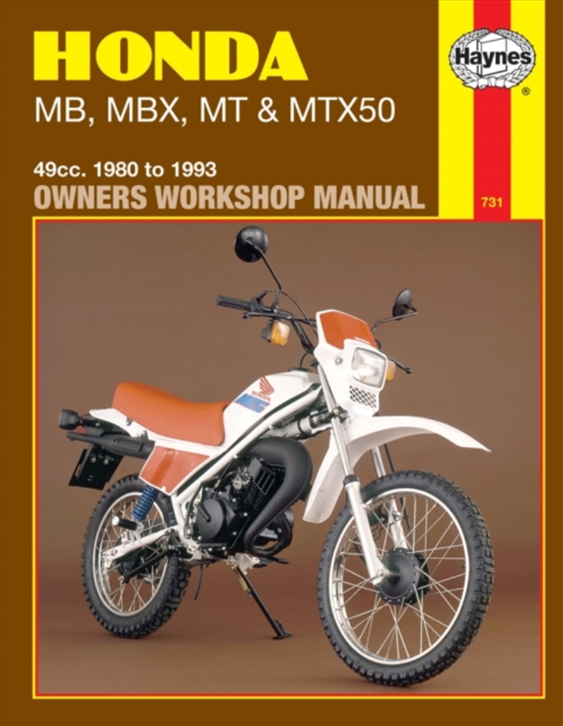 Honda Mb, Mbx, Mt & Mtx50 (80-93) Haynes Repair Manual/Product Detail/Transportation