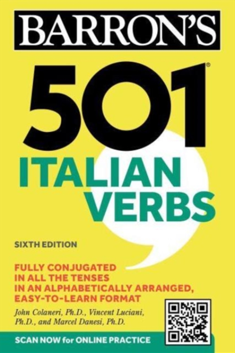 501 Italian Verbs, Sixth Edition/Product Detail/Language & Linguistics