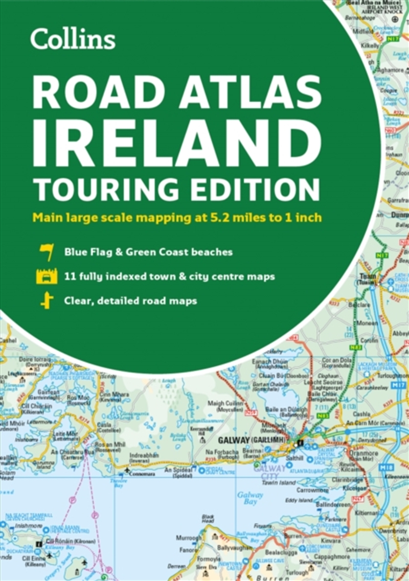 Road Atlas Ireland : Touring Edition A4 Paperback/Product Detail/Geography