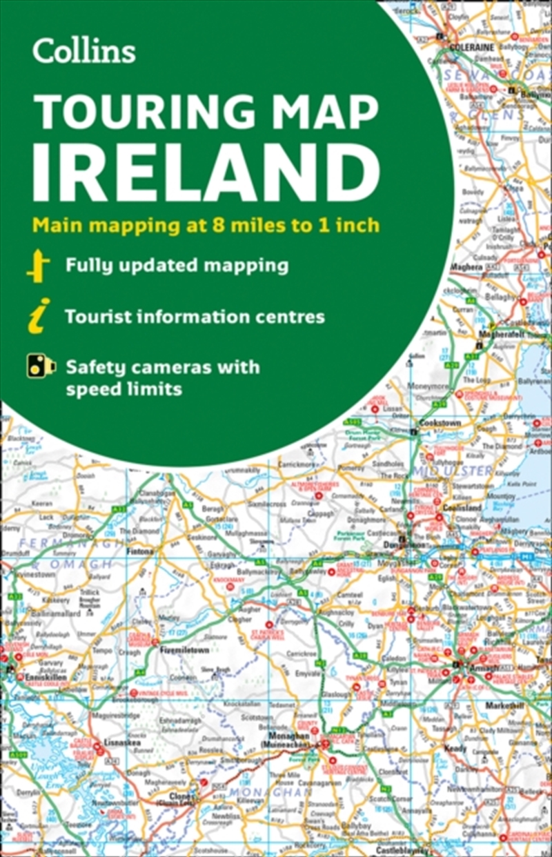 Collins Ireland Touring Map/Product Detail/Geography