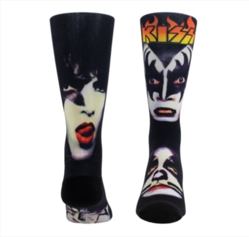 Kiss Faces Socks (One Size)/Product Detail/Socks