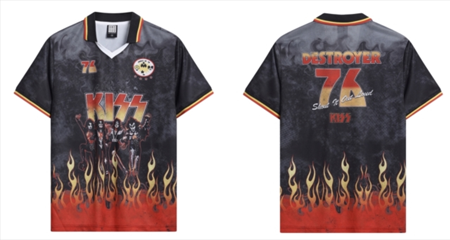 Kiss Destroyer Rock Fc Football Shirt Medium/Product Detail/Shirts