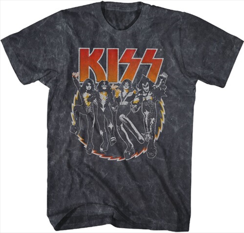 Kiss - Buzz T-Shirt - Medium Black Mineral Wash 38101116A2/Product Detail/Shirts