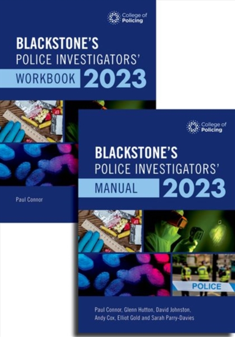 Blackstone's Police Investigators Manual And Workbook 2023/Product Detail/Law