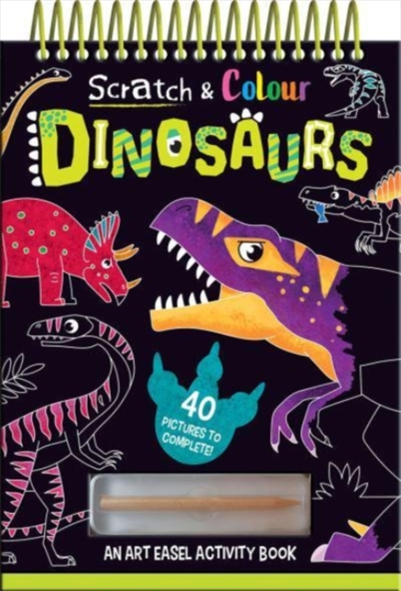 Scratch And Colour Dinosaurs/Product Detail/Kids Activity Books