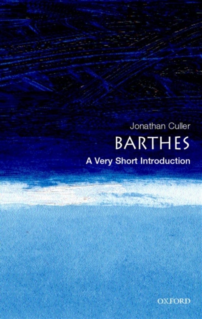 Barthes : A Very Short Introduction/Product Detail/Reading