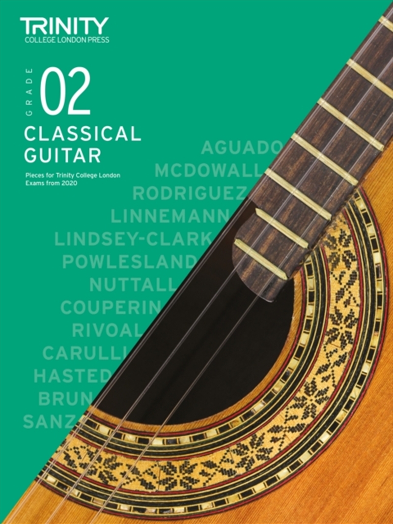 Trinity College London Classical Guitar Exam Pieces From 2020: Grade 2/Product Detail/Media