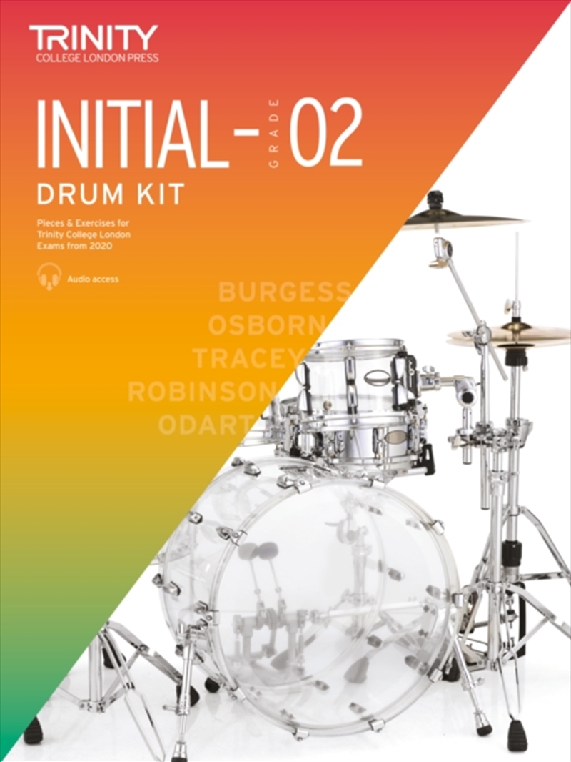 Trinity College London Drum Kit From 2020. Initial-Grade 2/Product Detail/Media