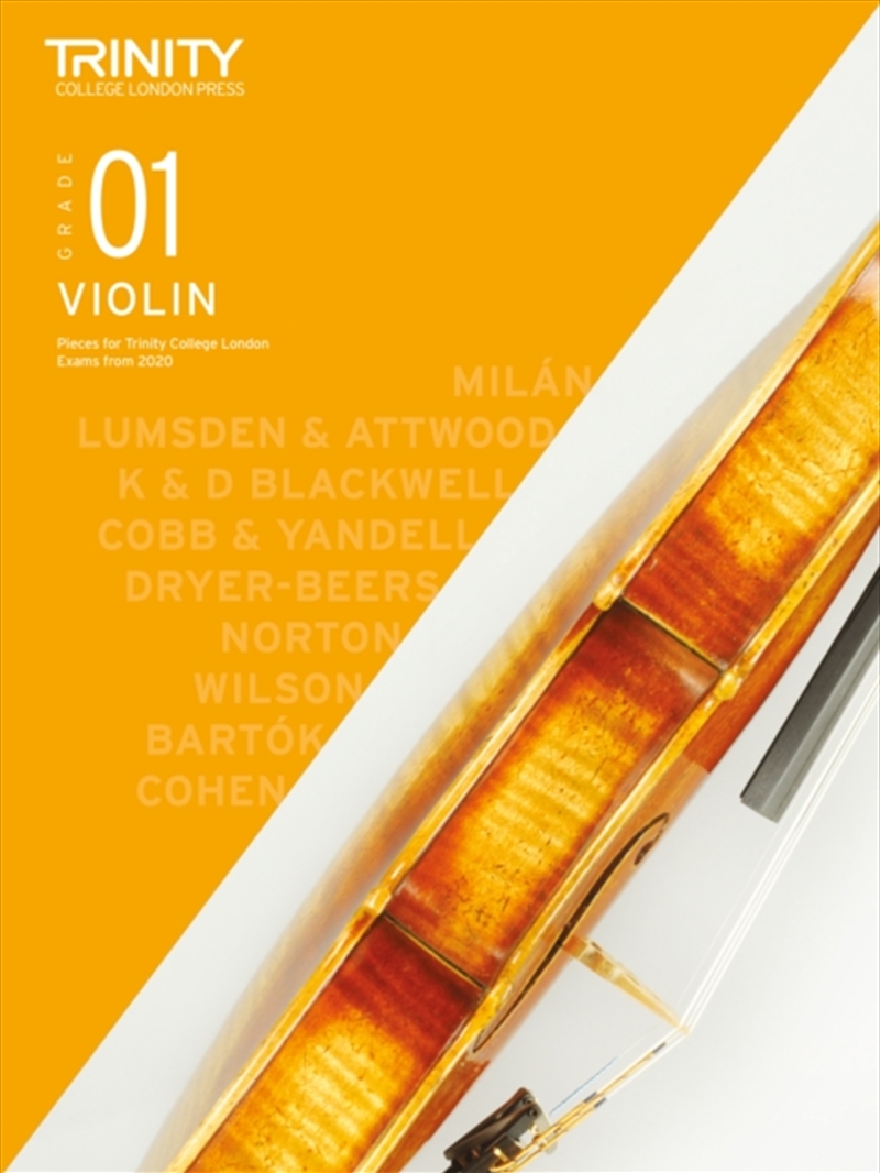 Trinity College London Violin Exam Pieces From 2020: Grade 1/Product Detail/Media
