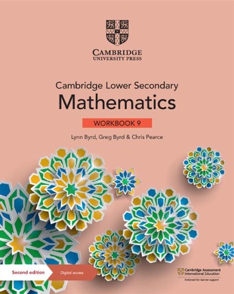 Cambridge Lower Secondary Mathematics Workbook 9 With Digital Access (1 Year)/Product Detail/Maths