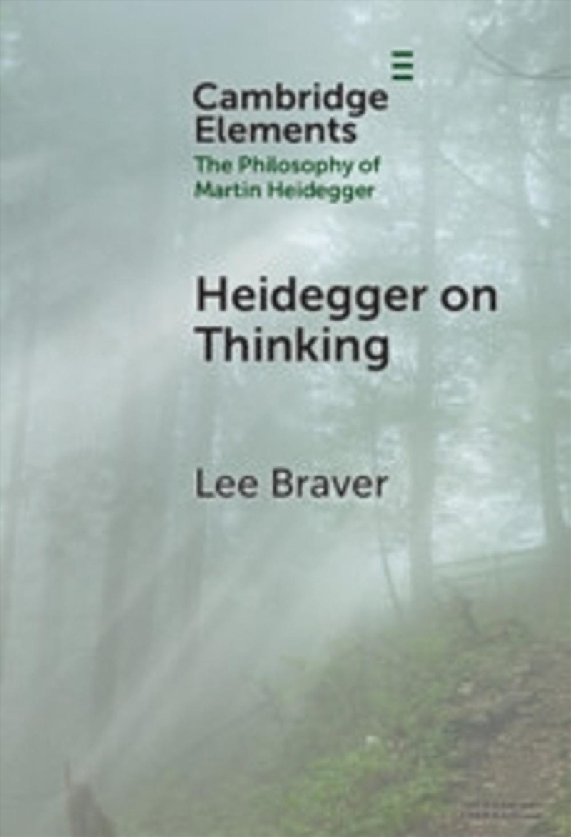Heidegger On Thinking/Product Detail/Reading