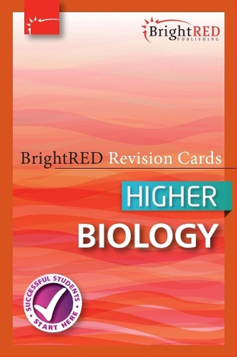 Brightred Revision Cards - Higher Biology/Product Detail/Education & Textbooks