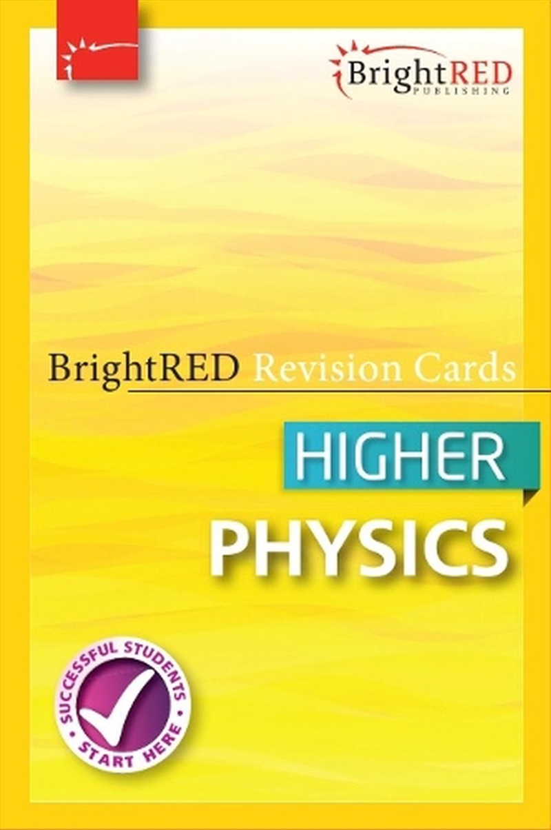 Brightred Revision Cards - Higher Physics/Product Detail/Education & Textbooks