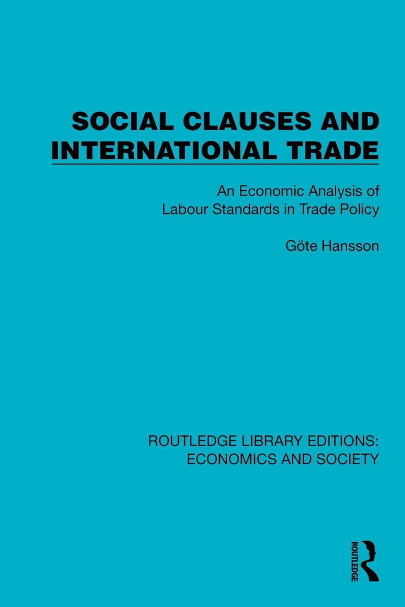 Social Clauses And Internation/Product Detail/Business Leadership & Management