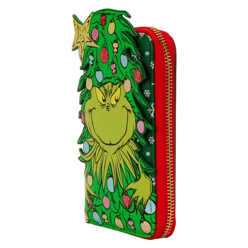 Loungefly Dr. Seuss - Grinch Holiday Zip Around Wallet/Product Detail/Wallets