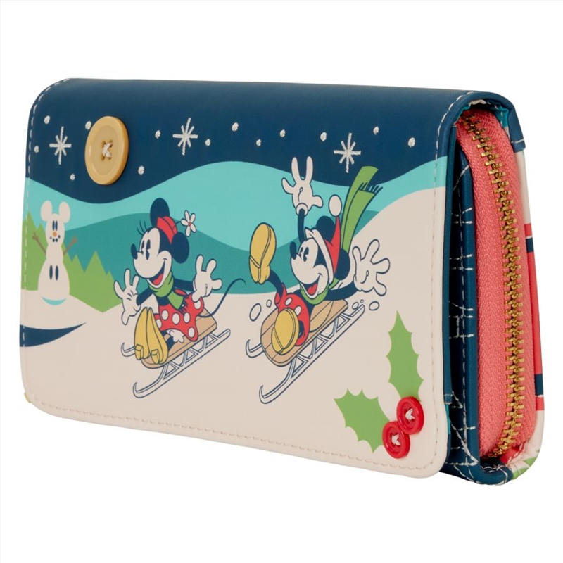 Loungefly Disney - Mickey & Minnie Holiday Flap Wallet/Product Detail/Wallets