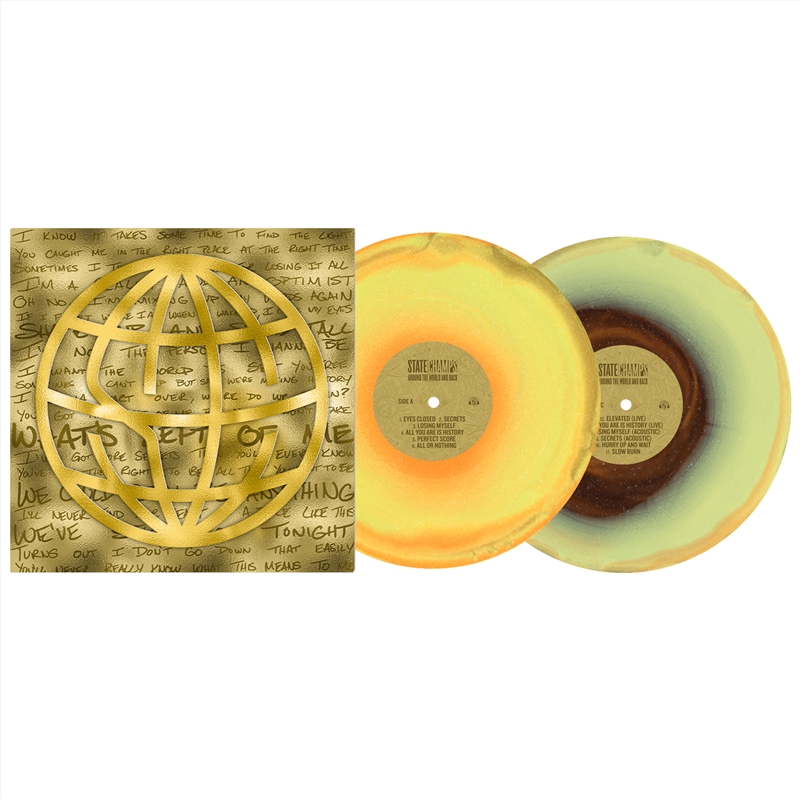 Around The World And Back - 10 Year Anniversary Orange/Yellow/Black Ice W/ Glitter Vinyl/Product Detail/Punk