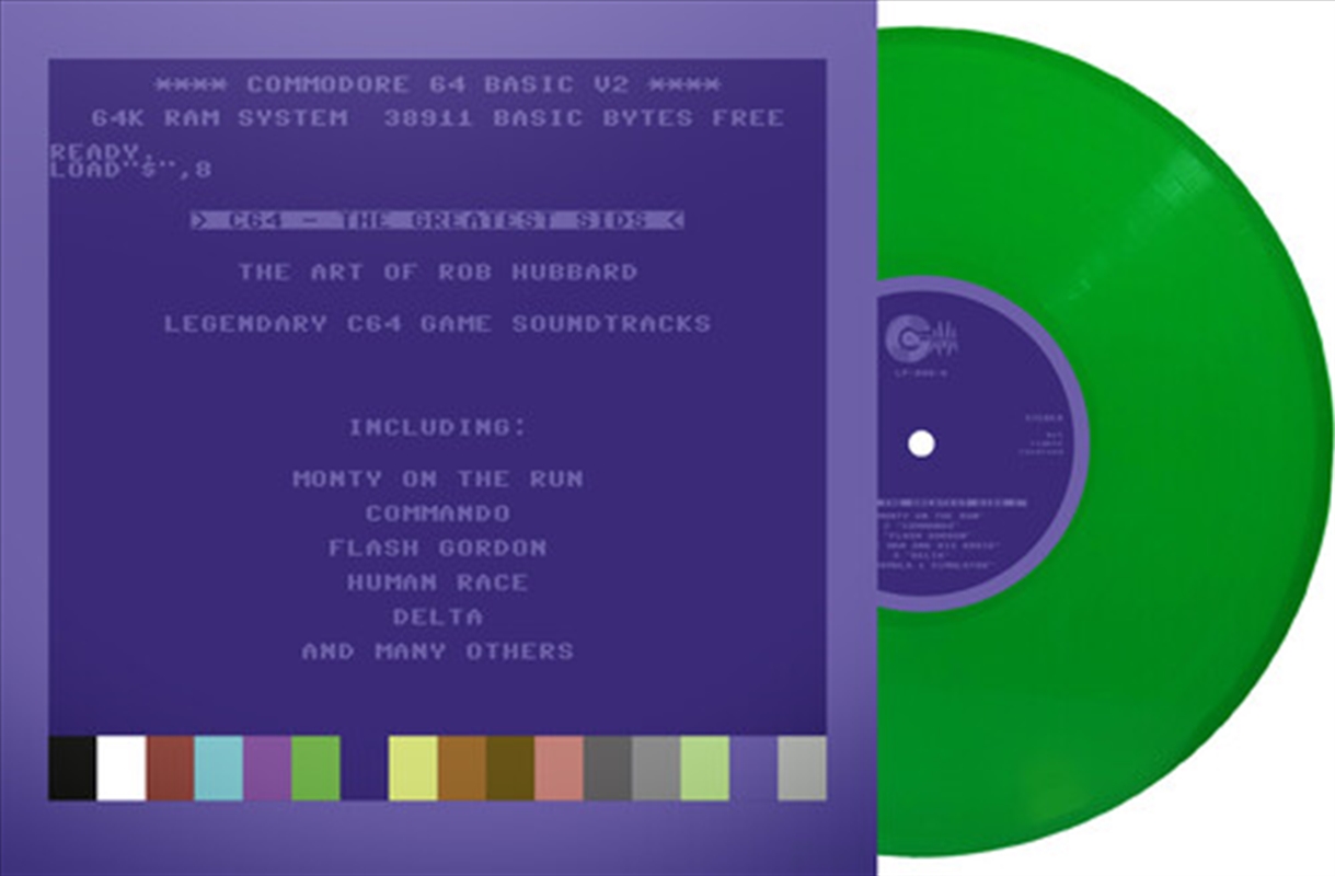C64 Greatest Sids: Art Of Rob Hubbard - Green/Product Detail/Soundtrack