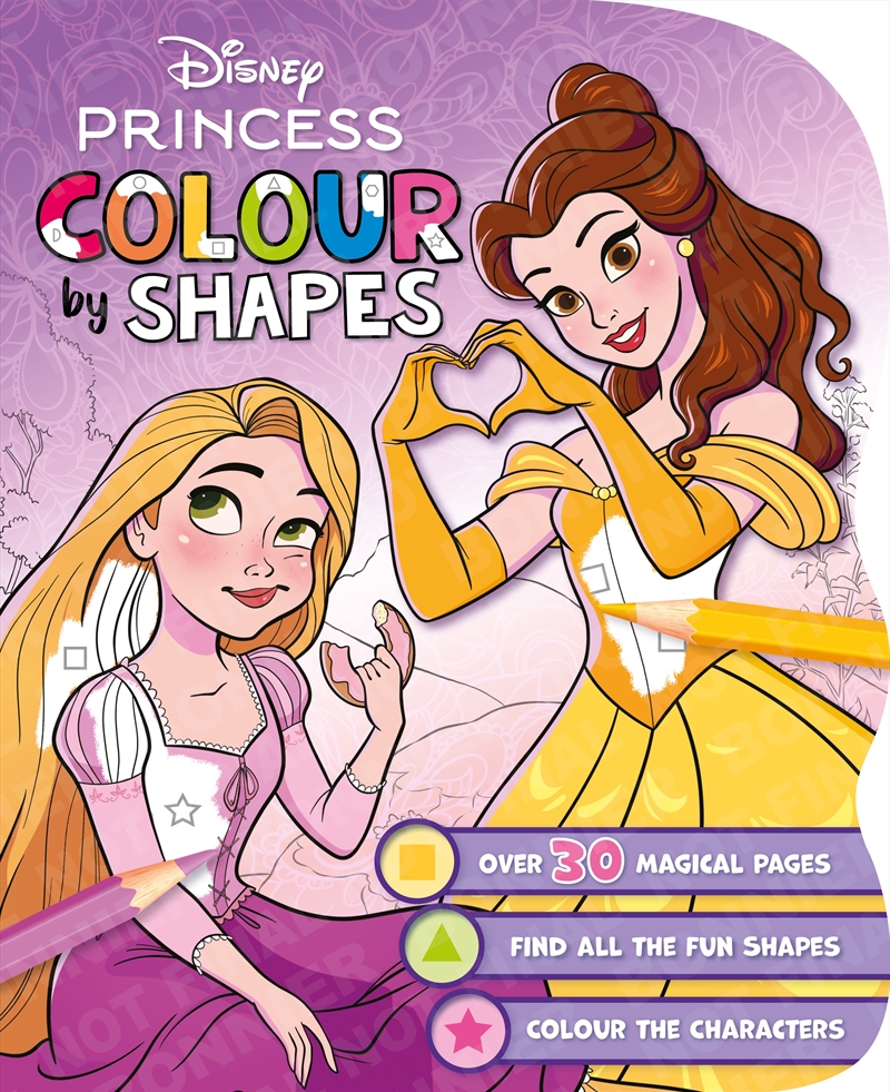 Disney Princess: Colour by Shapes/Product Detail/Kids Activity Books