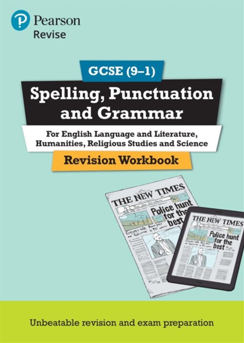 Pearson Revise Gcse Spelling, Punctuation And Grammar- For 2025, 2026 Exams : Course Companion/Product Detail/English