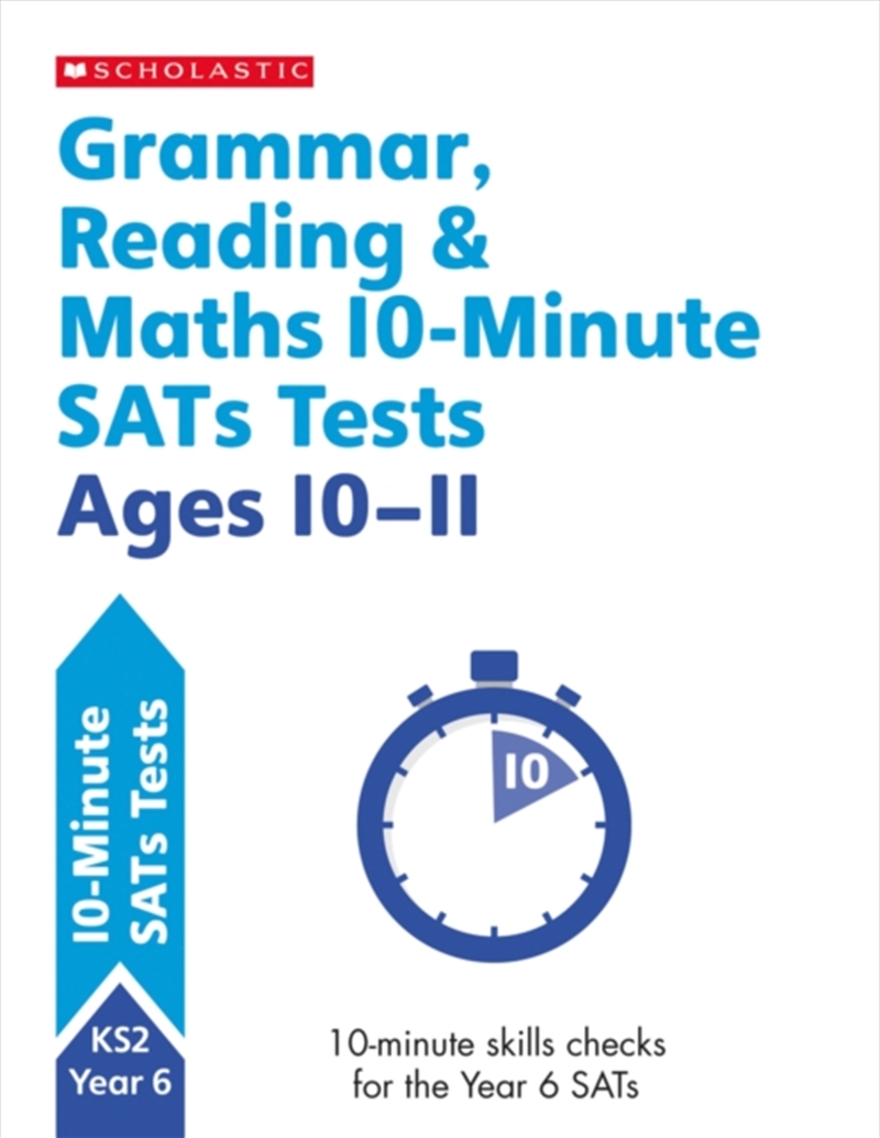 Grammar, Reading & Maths 10-Minute Sats Tests Ages 10-11/Product Detail/Childrens