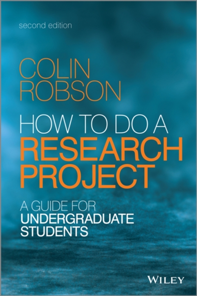How To Do A Research Project : A Guide For Undergraduate Students/Product Detail/Society & Culture