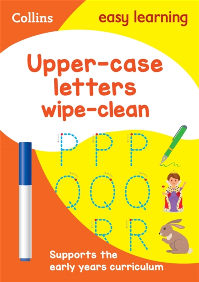 Upper Case Letters Age 3-5 Wipe Clean Activity Book : Ideal For Home Learning/Product Detail/English