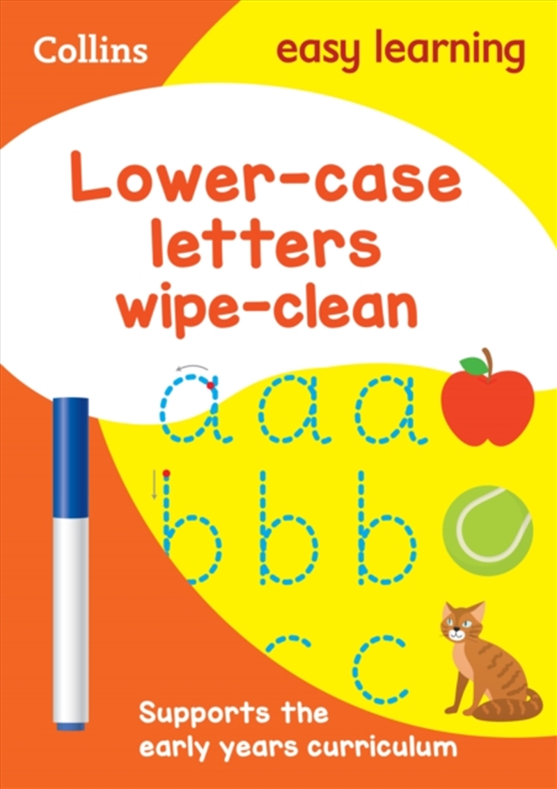 Lower Case Letters Age 3-5 Wipe Clean Activity Book : Ideal For Home Learning/Product Detail/English